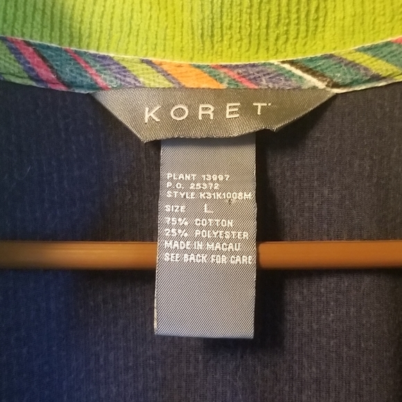 Y2K Corduroy Track Sweater - Picture 3 of 6